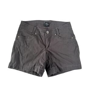Kuhl Womens Shorts Gray 5" Inseam size 4 Pockets #6697